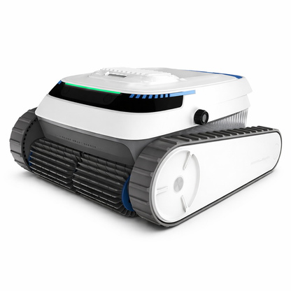 Robot nettoyeur de piscine sans fil autonome avec filtre intégré